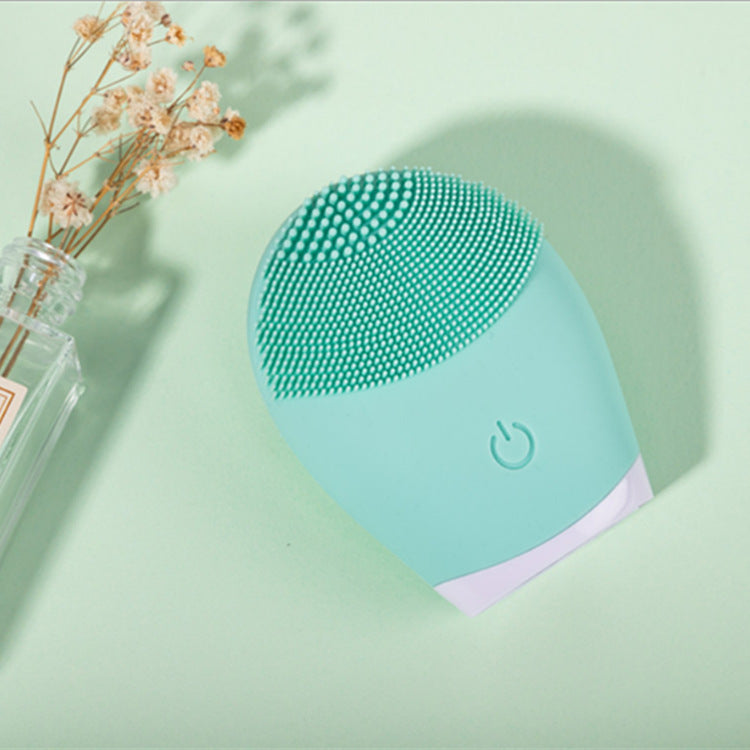 Electric Silicone Facial Cleansing Device - Waterproof