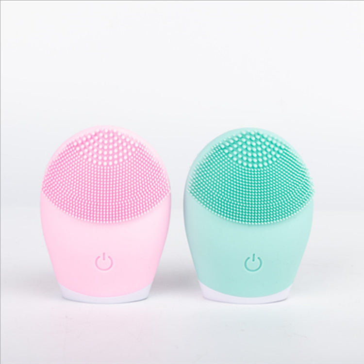 Electric Silicone Facial Cleansing Device - Waterproof