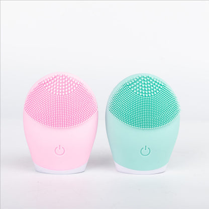 Electric Silicone Facial Cleansing Device - Waterproof